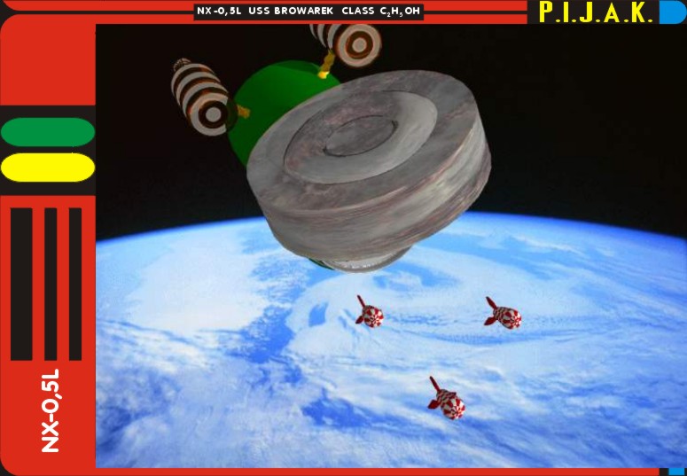 USS Browarek testuje system rakietowy DART-3 na orbicie Ziemi