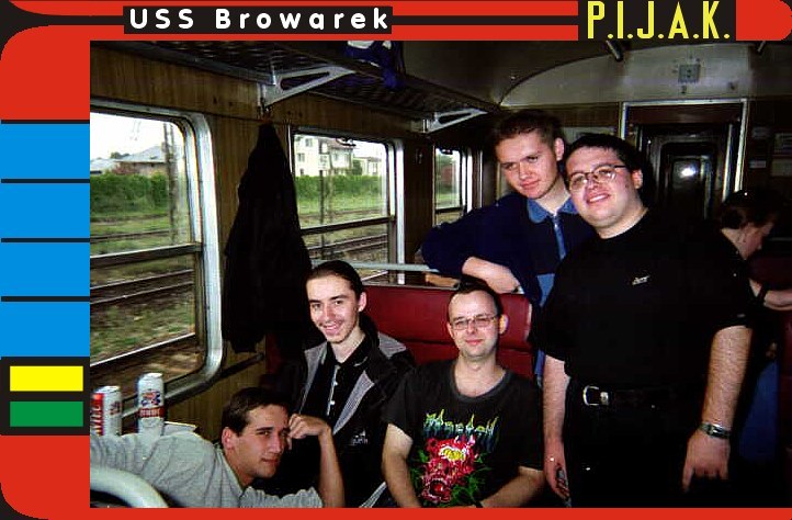 Od lewej: Matrox, KoB, Scamp, Bartek, IZBKP